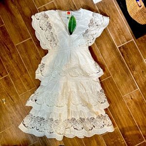Farm Rio white dress